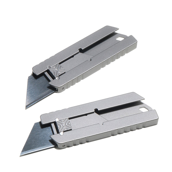 NexLand S01-T06 Sliding Utility Knife Titanium Construction with Black Ceramic Blade