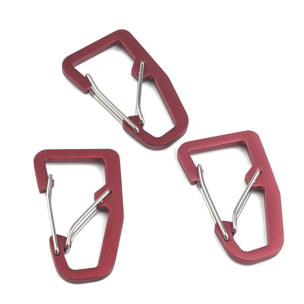 Carabiner RC1 Dual Chambers Carabiner Clip for Keychain Backpack