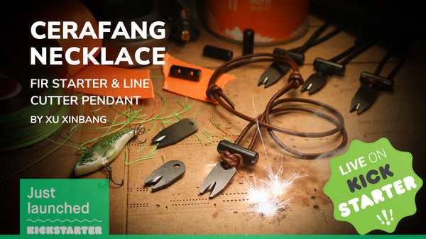 Cerafang Necklace — Fire Starter & Line Cutter Pendant