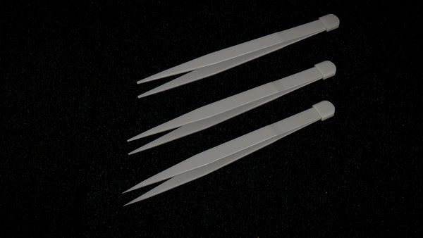 Full Ceramic Tweezers 135 White Zirconia