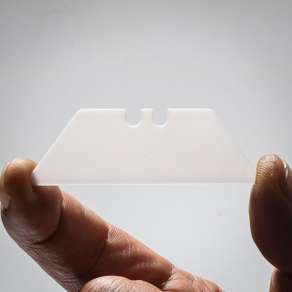 1992 Ceramic Utility Blade Razor Sharp Replacement Blades for Utility Knife (Cleancut-Round Tip)