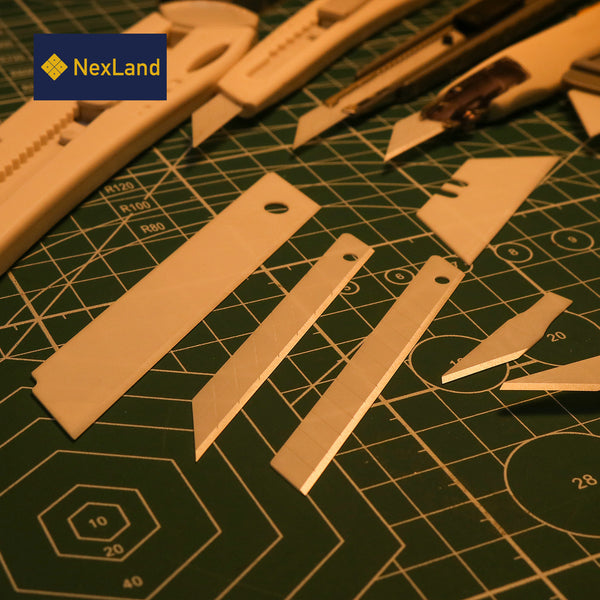 9mm Ceramic Utility Blade Snap Off Replacement Blades for 9mm Knife Box Cutter & Precision Cutting (C-line)