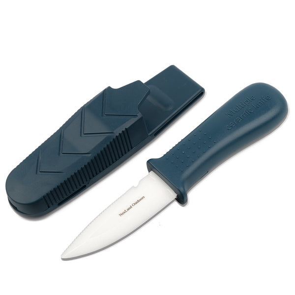 Marine Rescue Ceramic Knife for Diving and Fishing Ankle Knife with Holster